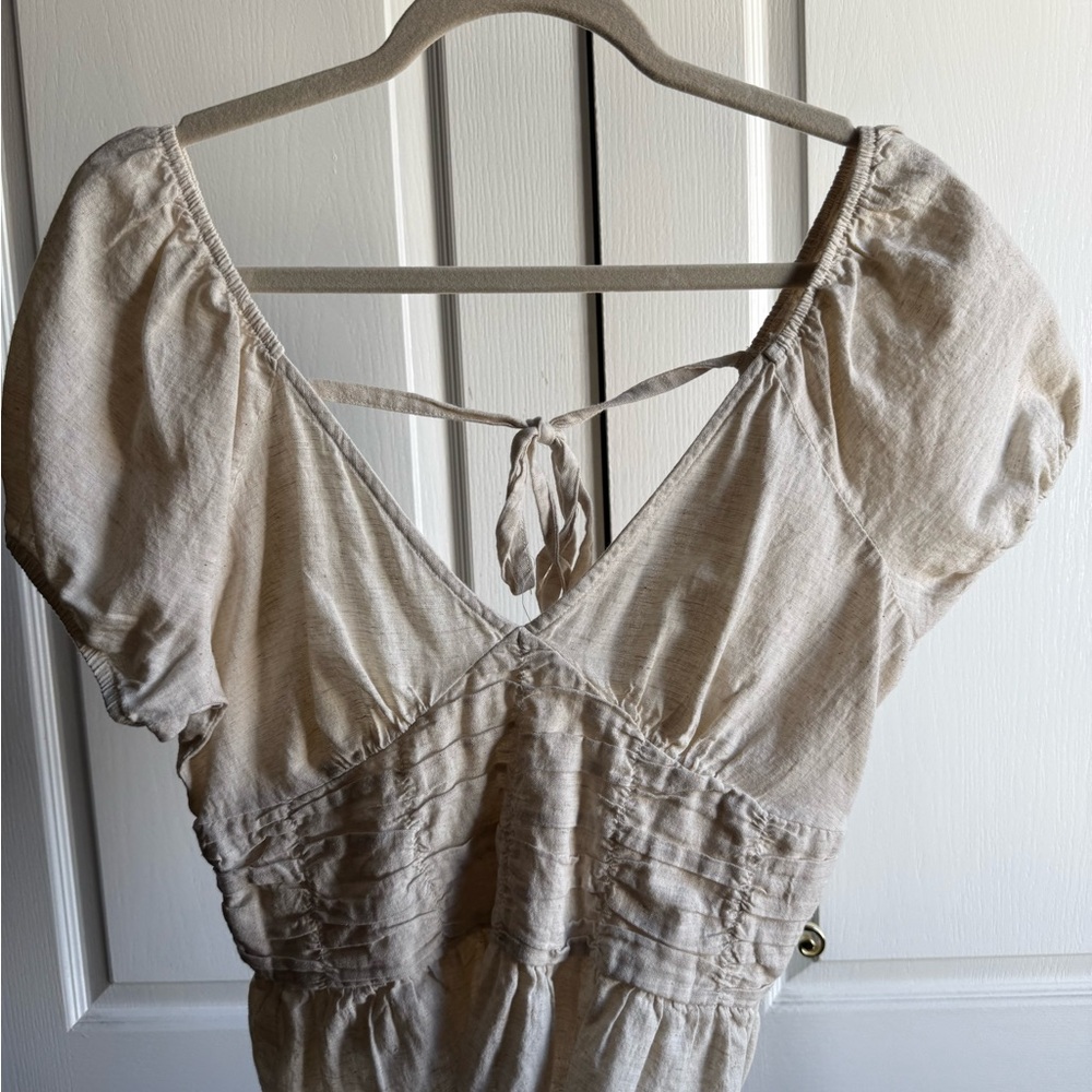 Cream Puff Sleeve Blouse